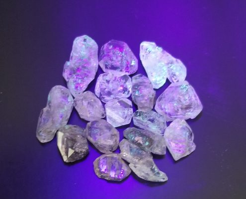 Pakimer Diamonds Under UV Light - Ascension Mat